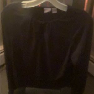 Women’s Old Navy Black Sheer Blouse Size XL